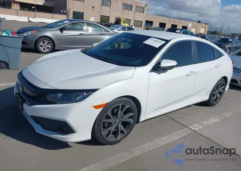 2020 Honda Civic Sport from USA, damaged, VIN 2HGFC2F83LH560736